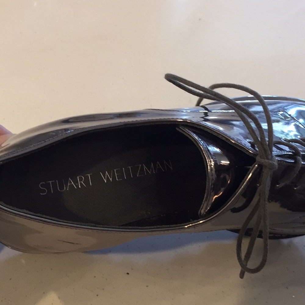 Stuart Weizmann Mirror Platform Kent Loafers - Picture 2 of 5